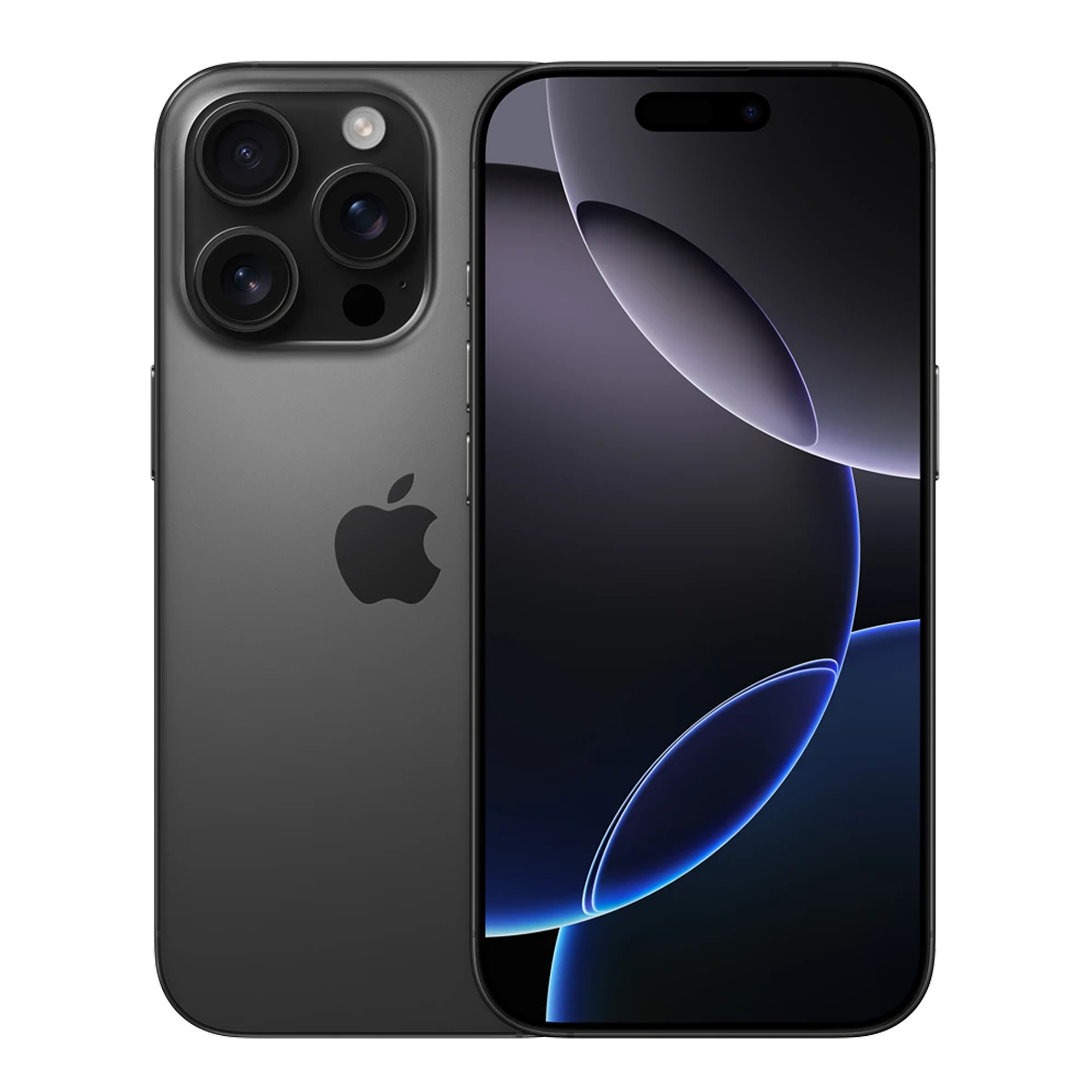 Supplied Apple iPhone 16 Pro Max packshot in Black Titanium