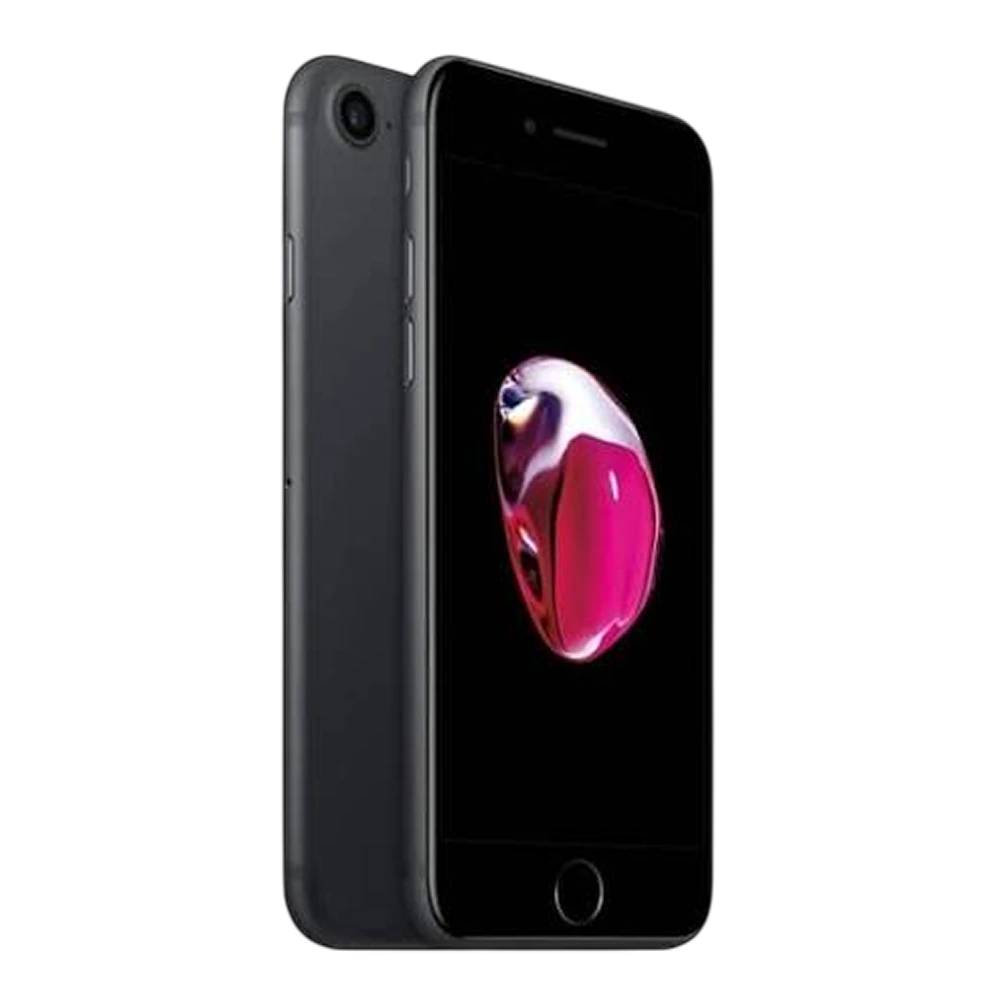 Supplied Apple iPhone 7 128GB in Black model image, front and back