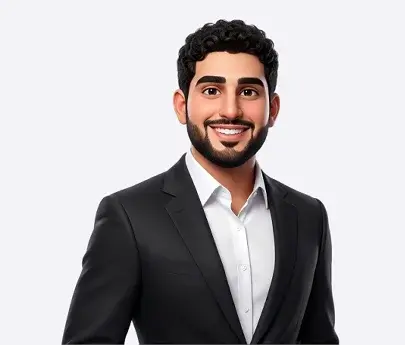 Illustrated portrait of Syed Younus Haider